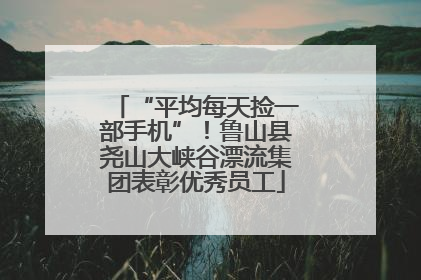 “平均每天捡一部手机”！鲁山县尧山大峡谷漂流集团表彰优秀员工