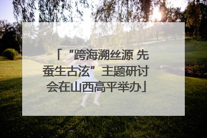 “跨海溯丝源 先蚕生古泫”主题研讨会在山西高平举办