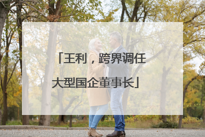王利，跨界调任大型国企董事长