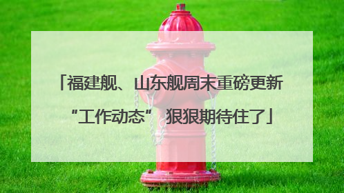福建舰、山东舰周末重磅更新“工作动态” 狠狠期待住了