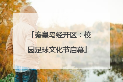 秦皇岛经开区：校园足球文化节启幕