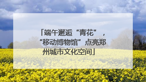 端午邂逅“青花”，“移动博物馆”点亮郑州城市文化空间