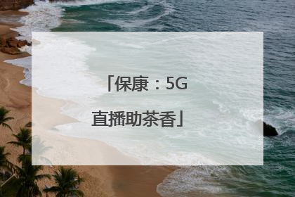 保康：5G直播助茶香