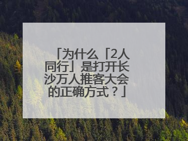 为什么「2人同行」是打开长沙万人推客大会的正确方式？