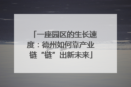 一座园区的生长速度：德州如何靠产业链“链”出新未来