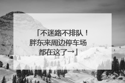 不迷路不排队！胖东来周边停车场都在这了→
