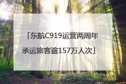 东航C919运营两周年承运旅客逾157万人次