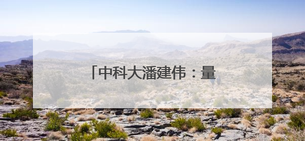 中科大潘建伟：量子信息科技将引领形成网络文明新形态