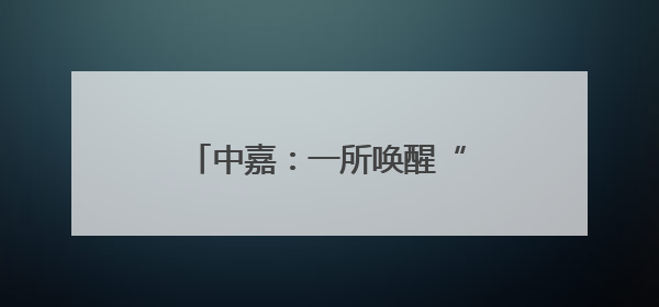 中嘉：一所唤醒“学习力”的学校