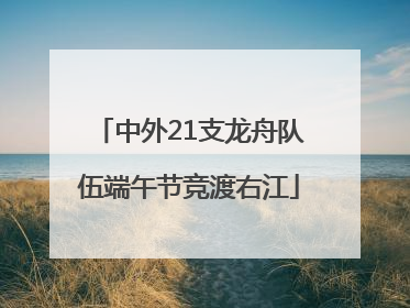 中外21支龙舟队伍端午节竞渡右江