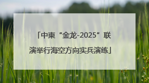 中柬“金龙-2025”联演举行海空方向实兵演练