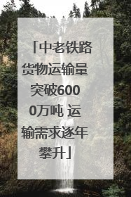 中老铁路货物运输量突破6000万吨 运输需求逐年攀升