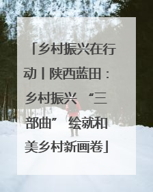 乡村振兴在行动丨陕西蓝田：乡村振兴 “三部曲” 绘就和美乡村新画卷
