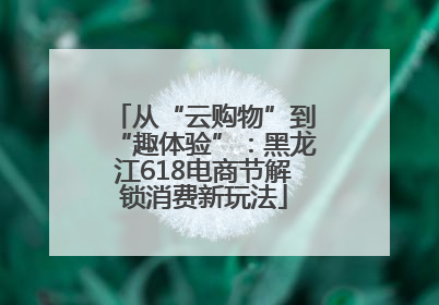 从“云购物”到“趣体验”：黑龙江618电商节解锁消费新玩法