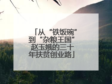 从“铁饭碗”到“杂粮王国” 赵玉娥的三十年扶贫创业路