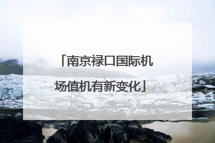 南京禄口国际机场值机有新变化