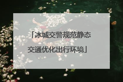 冰城交警规范静态交通优化出行环境