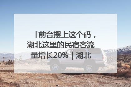 前台摆上这个码，湖北这里的民宿客流量增长20%｜湖北市场监管所的故事