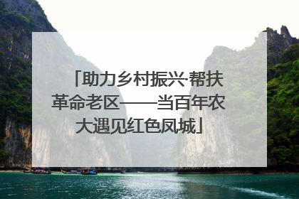 助力乡村振兴·帮扶革命老区——当百年农大遇见红色凤城