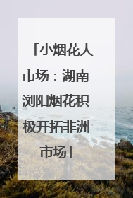 小烟花大市场：湖南浏阳烟花积极开拓非洲市场