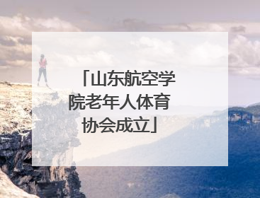 山东航空学院老年人体育协会成立