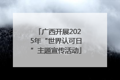 广西开展2025年“世界认可日”主题宣传活动