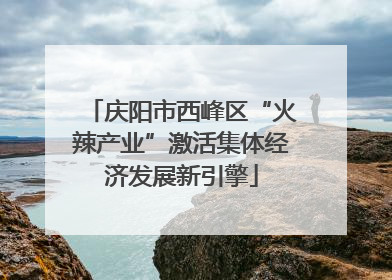 庆阳市西峰区“火辣产业”激活集体经济发展新引擎
