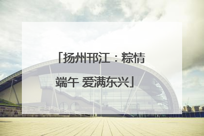 扬州邗江：粽情端午 爱满东兴