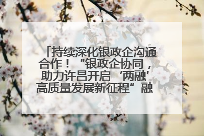 持续深化银政企沟通合作！“银政企协同，助力许昌开启‘两融’高质量发展新征程”融资对接会举行