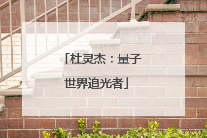 杜灵杰：量子世界追光者