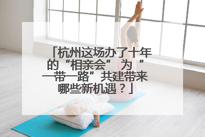 杭州这场办了十年的“相亲会” 为“一带一路”共建带来哪些新机遇？