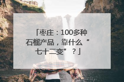 枣庄：100多种石榴产品，靠什么“七十二变”？