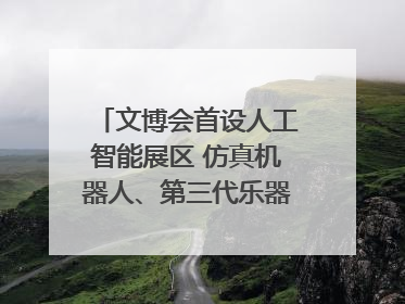 文博会首设人工智能展区 仿真机器人、第三代乐器成为人气王｜文博向“新”