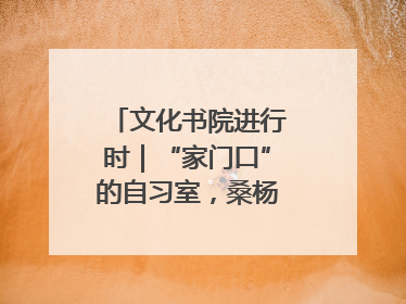 文化书院进行时｜“家门口”的自习室，桑杨社区织就15分钟学习生活圈