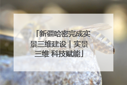 新疆哈密完成实景三维建设｜实景三维 科技赋能