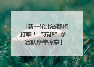 新一轮比赛即将打响！“苏超”参赛队摩拳擦掌