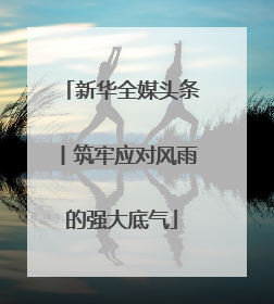 新华全媒头条丨筑牢应对风雨的强大底气