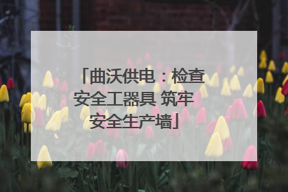 曲沃供电：检查安全工器具 筑牢安全生产墙