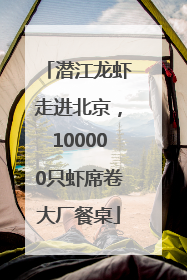 潜江龙虾走进北京，100000只虾席卷大厂餐桌