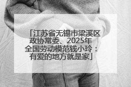 江苏省无锡市梁溪区政协常委、2025年全国劳动模范钱小玲：有爱的地方就是家