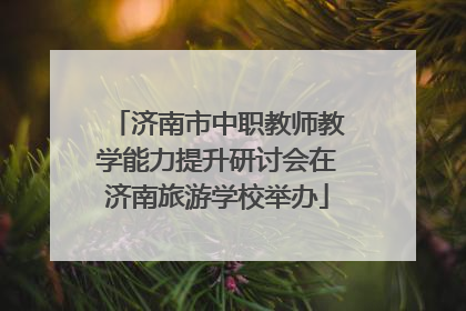 济南市中职教师教学能力提升研讨会在济南旅游学校举办