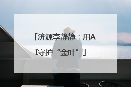 济源李静静：用AI守护“金叶”