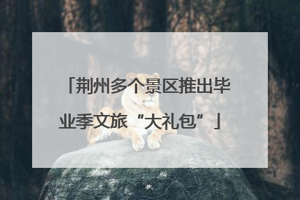 荆州多个景区推出毕业季文旅“大礼包”