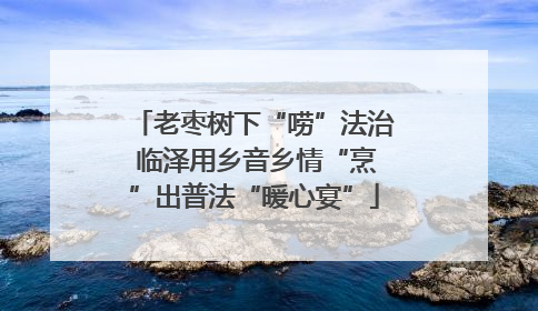 老枣树下“唠”法治 临泽用乡音乡情“烹”出普法“暖心宴”