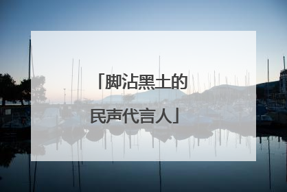 脚沾黑土的民声代言人