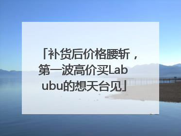 补货后价格腰斩，第一波高价买Labubu的想天台见