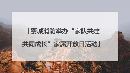 襄城消防举办“家队共建 共同成长”家属开放日活动