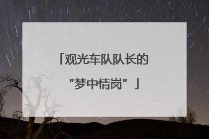 观光车队队长的“梦中情岗”