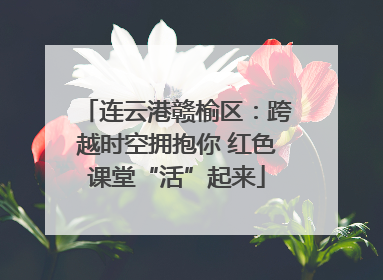 连云港赣榆区：跨越时空拥抱你 红色课堂“活”起来