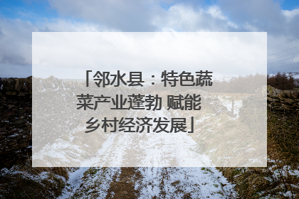 邻水县：特色蔬菜产业蓬勃 赋能乡村经济发展